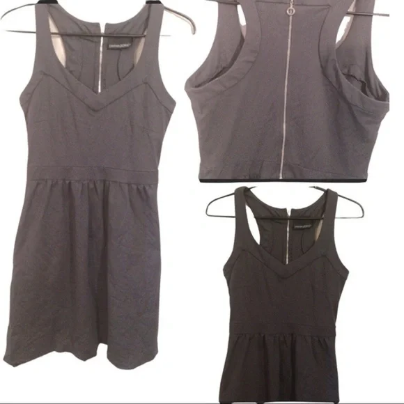 CYNTHIA ROWLEY GRAY DRESS - Picture 4 of 10